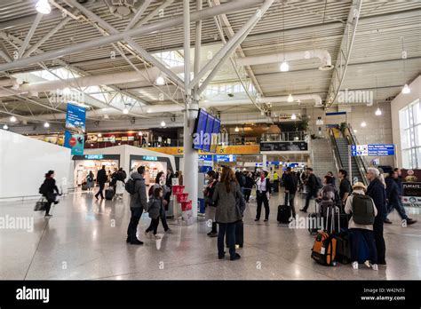 Athens, Greece. Inside the departures terminal of Athens International ...