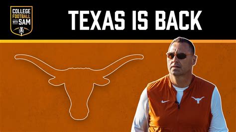 Texas Football Is Back And Here Is My Supporting Evidence | Texas ...