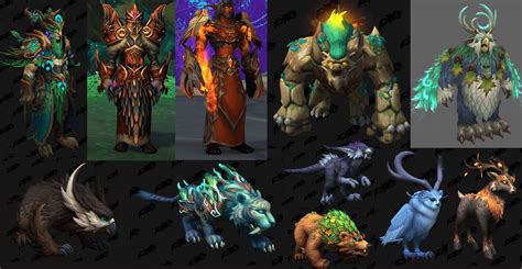 Druids are eating good in 10.2! All sets and forms except for the recolors : r/wow