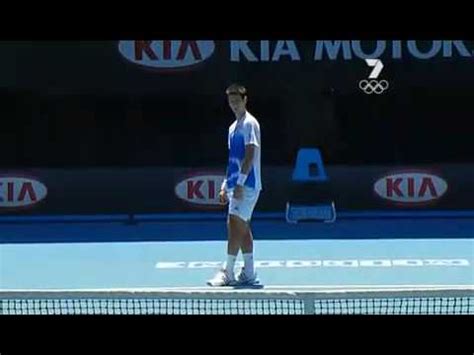 Novak Djokovic Imitations of Maria Sharapova Australian Open - YouTube