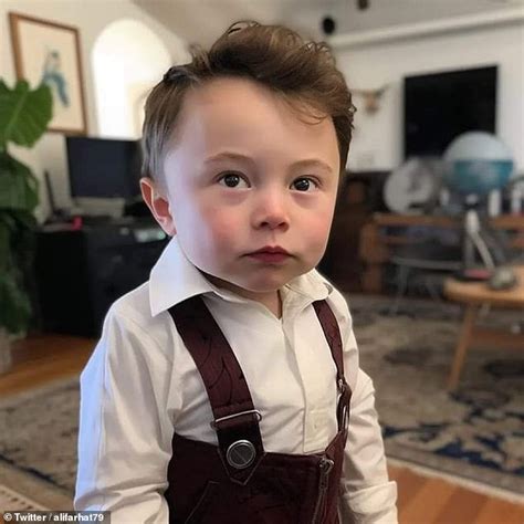 AI-generated image of a baby Elon Musk makes waves on the internet | Daily Mail Online