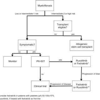 Myelofibrosis treatment algorithm. | Download Scientific Diagram