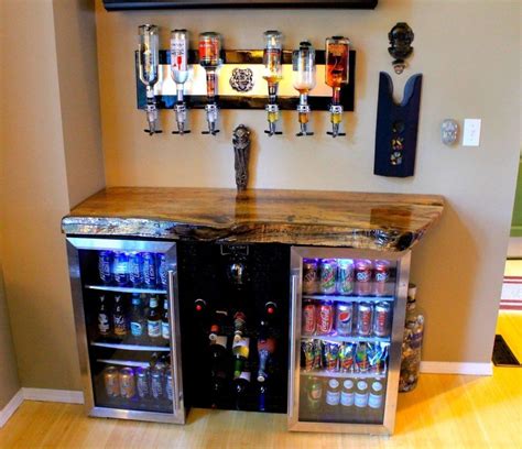 21+ Creative Wood and Stainless Steel Bar Idea - Decor Life Style | Man cave room, Man cave home ...