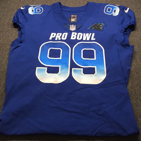 NFL - Panthers Kawann Short Game Issued 2019 Pro Bowl Jersey Size 52 | The official auction site ...