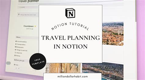 Notion Travel Planner - How to plan your trip in Notion (FREE template ...