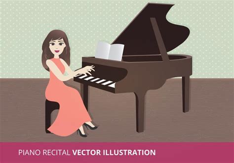 Piano Recital Vector Illustration 96473 Vector Art at Vecteezy