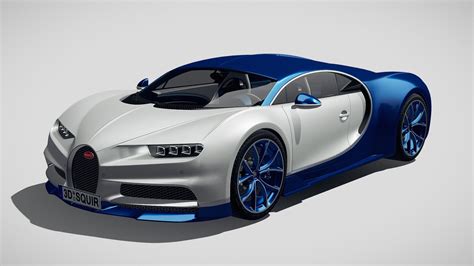 Bugatti Chiron 2020 - Buy Royalty Free 3D model by SQUIR3D [774147b] - Sketchfab Store