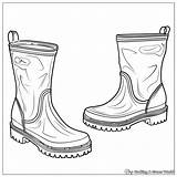 Rain Boots Coloring Pages  Free & Printable sketch template