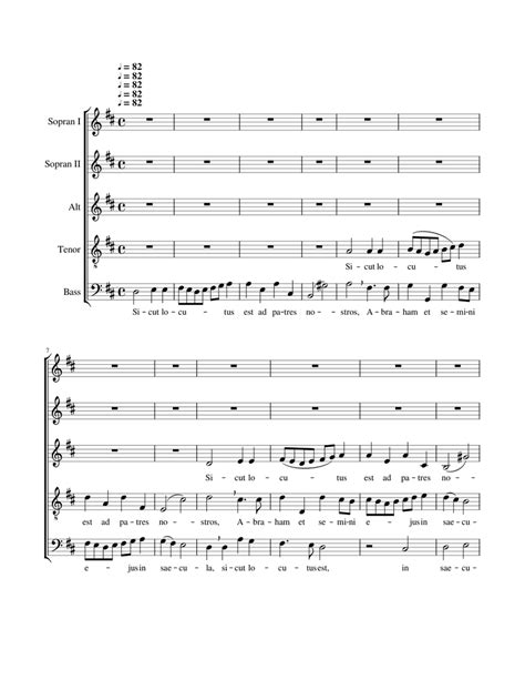 Magnificat - Johann Sebastian Bach Sheet music for Bass guitar (Solo ...