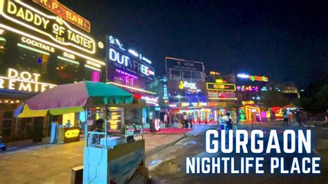 Gurgaon Sector 29 Market NIGHTLIFE - Must Visit Party Place in Entire ...