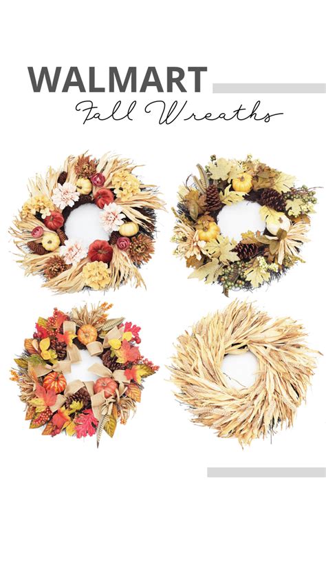 Fall Wreaths at Walmart - Walmart Finds