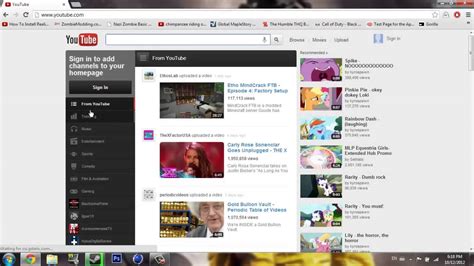 How to go back to the old youtube layout (december 2012) *mac and pc* - YouTube