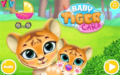 Baby Tiger Care - เล่นออนไลน์กับ SilverGames 🕹️