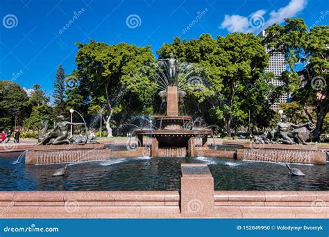 The Archibald Memorial Fountain in the Hyde Park, Sydney Editorial ...