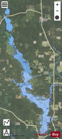 Lake Erling Fishing Map | Nautical Charts App