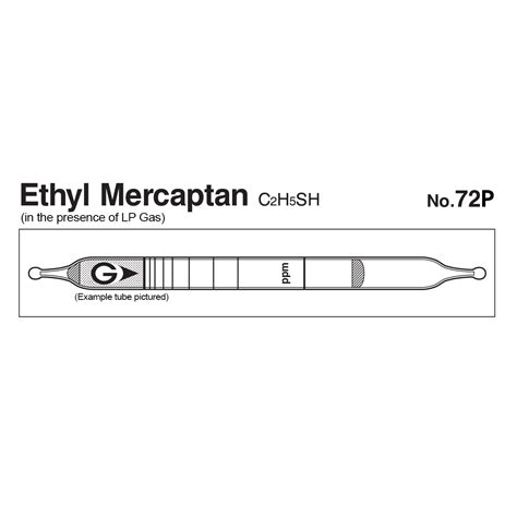 Buy #72P Ethyl Mercaptan Tube 2.5-30ppm | Zefon International