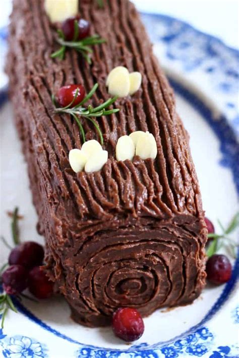 This Gluten-Free Vegan Yule Log is moist and fluffy, super indulgent, and coated in a velvety ...