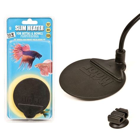 Amazon.com : Hydor 7.5w Slim Heater for Bettas and Bowls, 2 to 5 gal ...