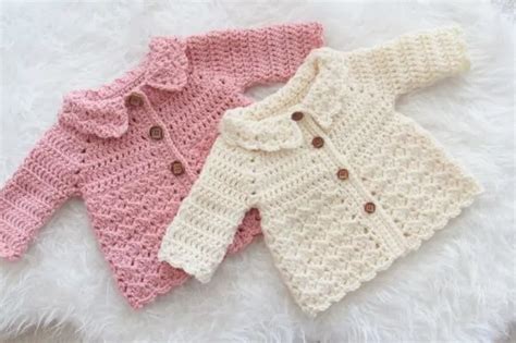 Free Crochet Pattern for Baby Cardigan- Crochet Dreamz