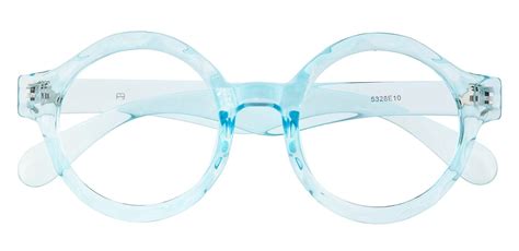 Crystal Round Prescription Glasses - Blue | Women's Eyeglasses | Payne ...