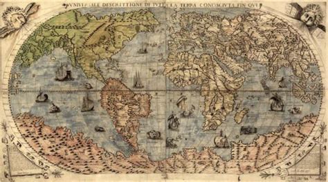 World Map 1500's - The Explorers of the New World Ancient World Maps ...