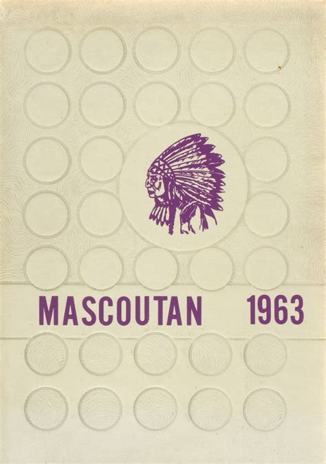 1963 yearbook from Mascoutah High School from Mascoutah, Illinois for sale