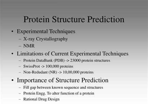 PPT - Protein Structure Prediction PowerPoint Presentation, free ...