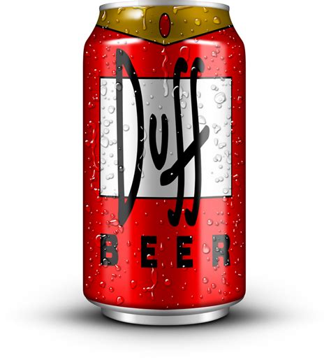 Can of Duff Beer by FearOfTheBlackWolf on DeviantArt