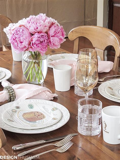 10 Tabletop Tips: Simple but Lovely Table Setting for Lunch