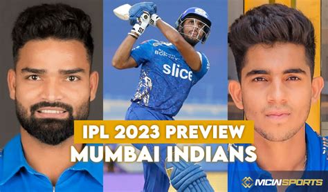 IPL 2023: Three uncapped Indians to watch out for from Mumbai Indians ...