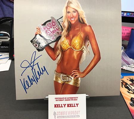 Barbie Blank aka Kelly Kelly Signed 8x10 Store COA | Zombie Hideout