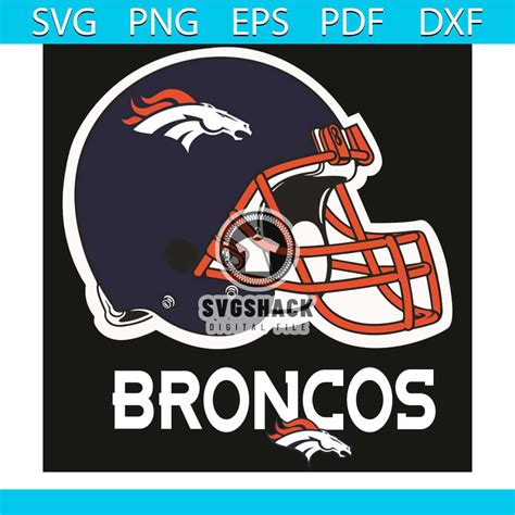 Logo Denver Broncos Helmet Svg, Sport Svg, Helmet Svg, Denve - Inspire ...