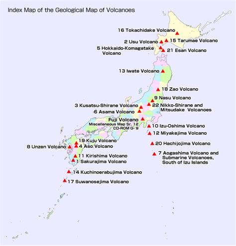 Geological Survey of Japan, AIST : Catalogue of Geological Maps