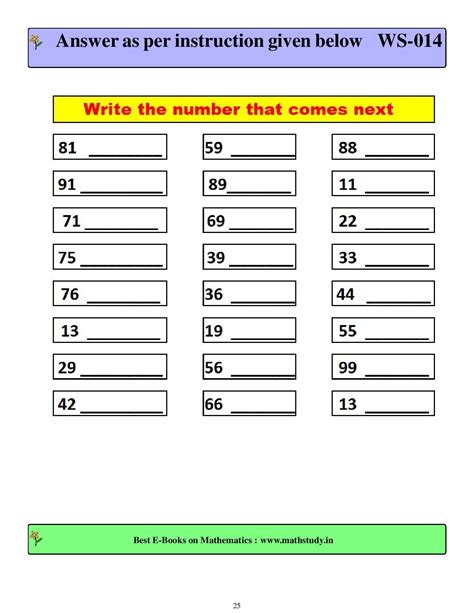 Best Math Workbook For 1st Grade-Printable Worksheets - Mathematics- E ...