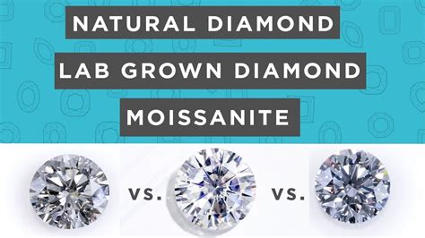 Moissanite Vs Diamond Side By Side Comparison