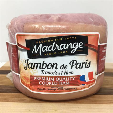 Madrange "Jambon de Paris" French Ham ($23.99/lb.) – Stand Alone Cheese