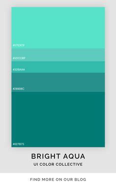 25 Color Palettes Inspired by Ocean Life and PANTONE Living Coral | Aqua color palette, Ocean ...