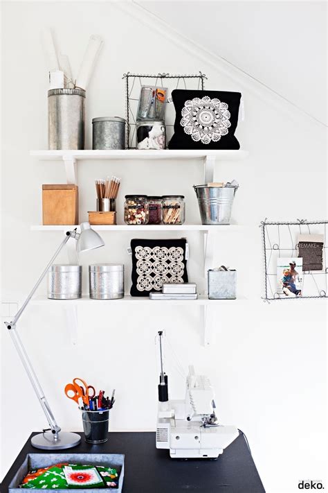 White shelves for office