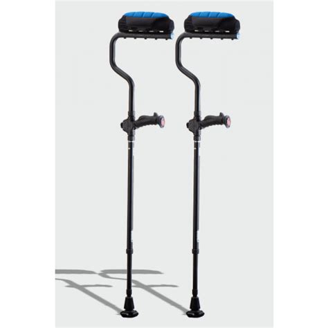 Ergobaum Dual Ergonomic Underarm Crutches with Shock Absorbers ...