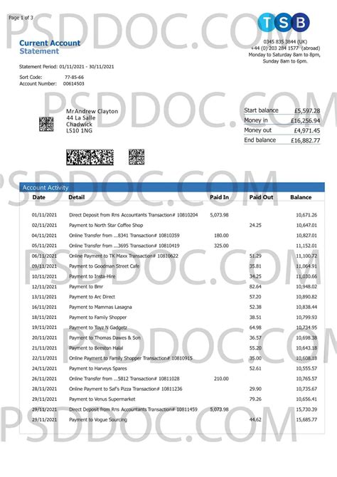 Printable Walmart Money Card Bank Statement Template PDF Posted by Aidan Grant. Walmart Money ...