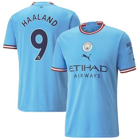 Maillot Enfant Manchester City Domicile 2022 2023 Haaland