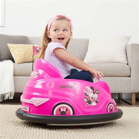 Disney'S Minnie Mouse 6V Bumper Car, Battery Powered Ride Includes ...