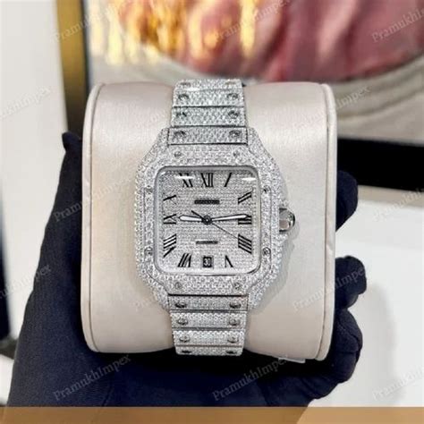 Moissanite Cartier Watch, Wholesale Of Stainless Steel Roman Number ...