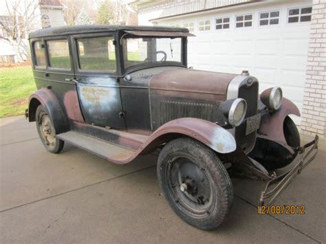 My 1928 Chevrolet: 1928 Chev Sedan, great restoration project