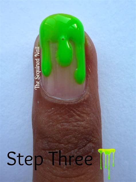 The Sequined Nail: Slime Nails Tutorial