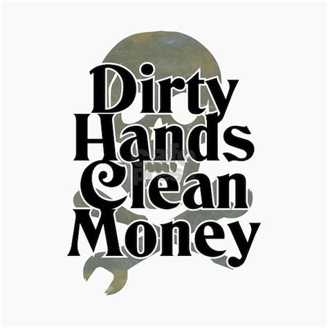 Dirty Hands Clean Money Small Puzzle by afternoontees - CafePress