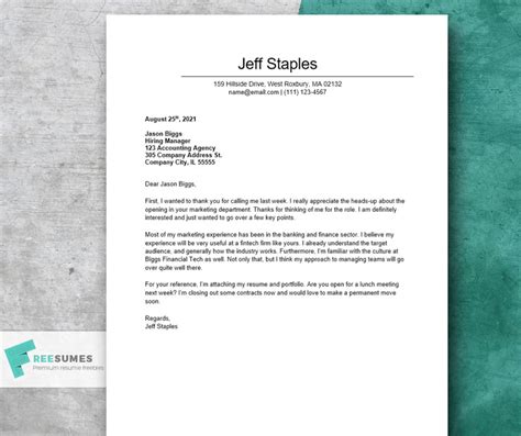 Short Cover Letter Samples: Be Brief To Get Heard - Freesumes