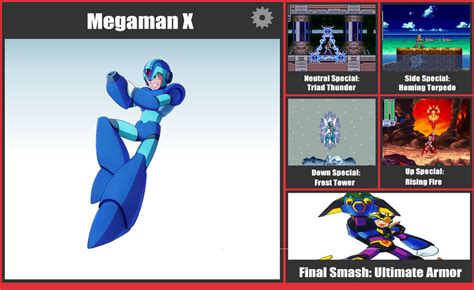 Mega Man X SSB Moveset by danilo11 on DeviantArt