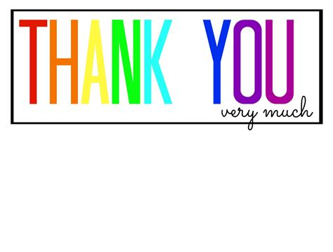 Free Printable Thank You Candy Bar Wrappers