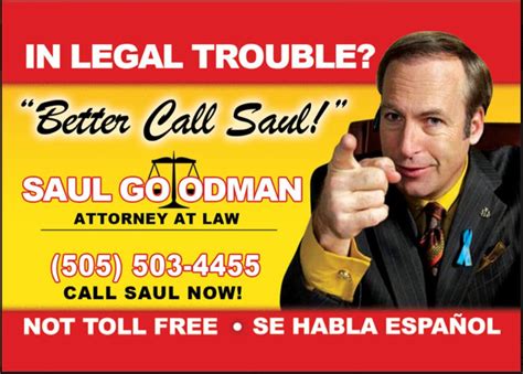 Better Call Saul Business Cardsaul Goodman Attorney at Law - Etsy